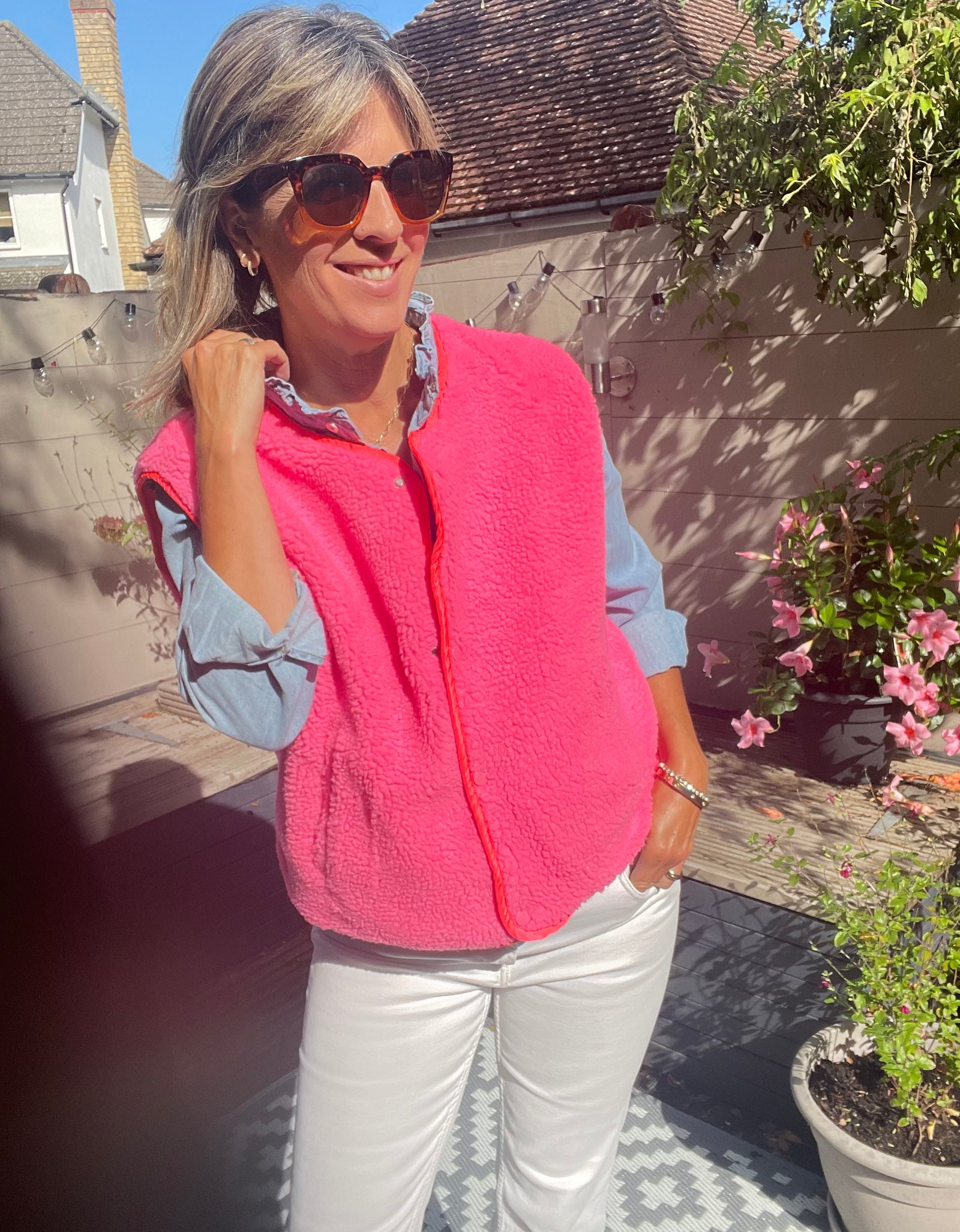 Neon Pink Gilet
