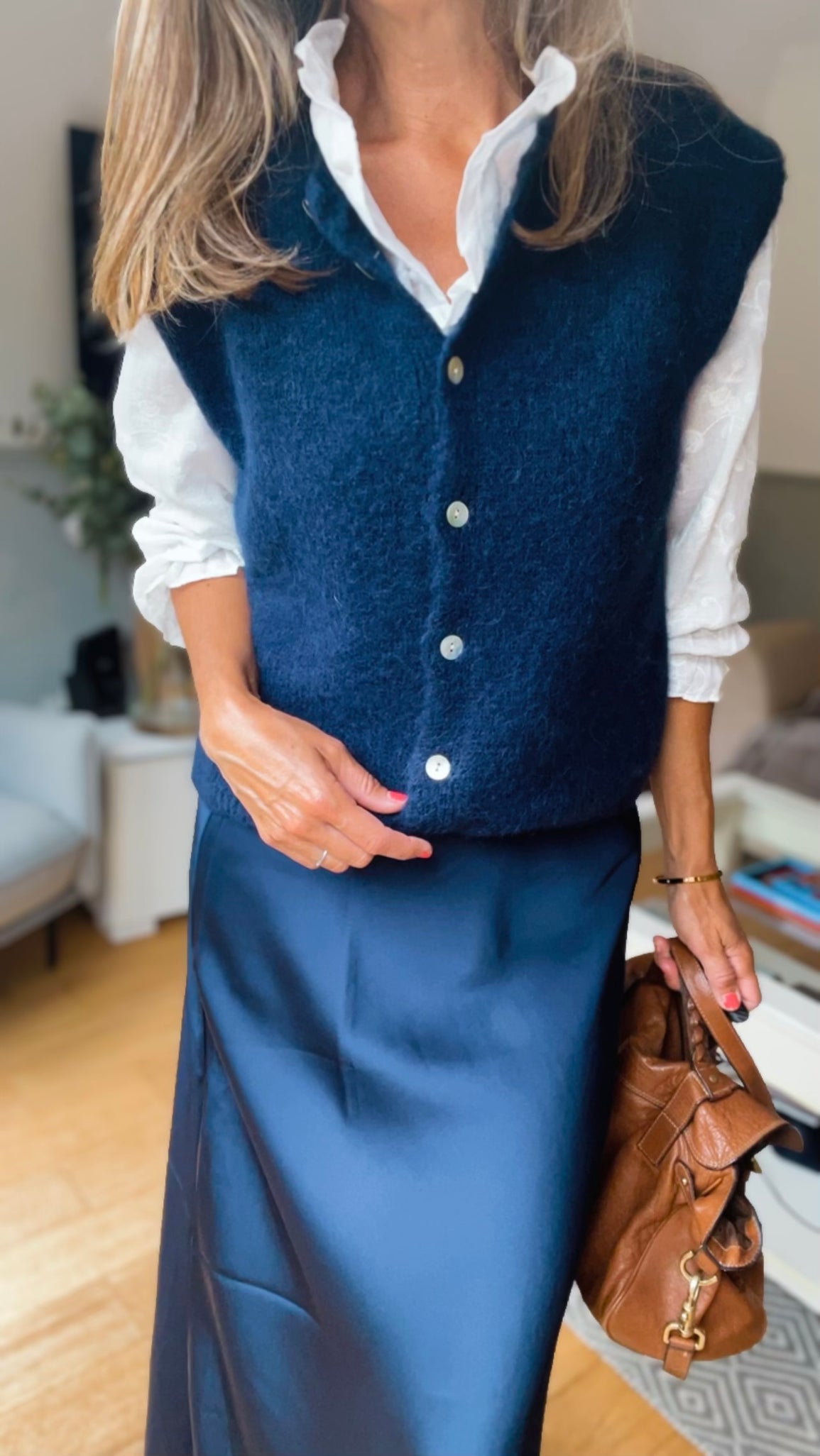 Margaux Skirt - navy