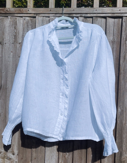 Load image into Gallery viewer, White Linen Shirt
