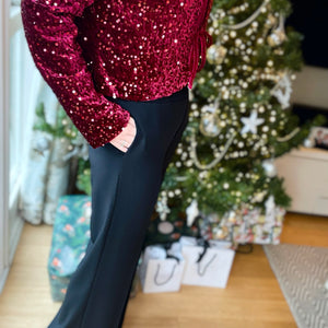 Black Palazzo Trousers