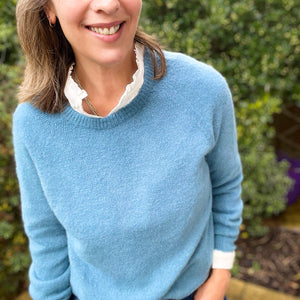 Poppy Jumper - French Blue