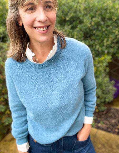 Load image into Gallery viewer, Poppy Jumper - French Blue

