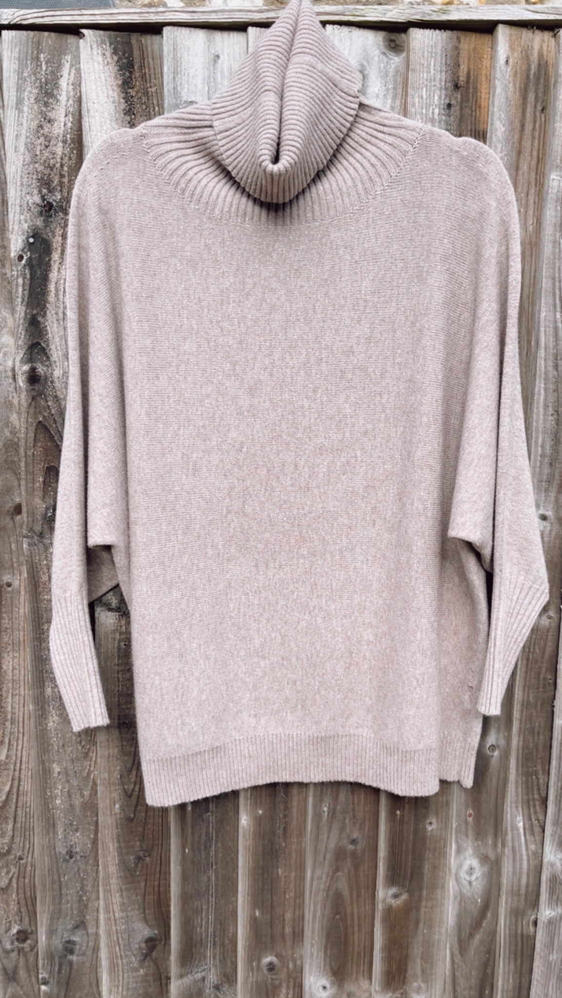 Mocha Roll-neck Knit