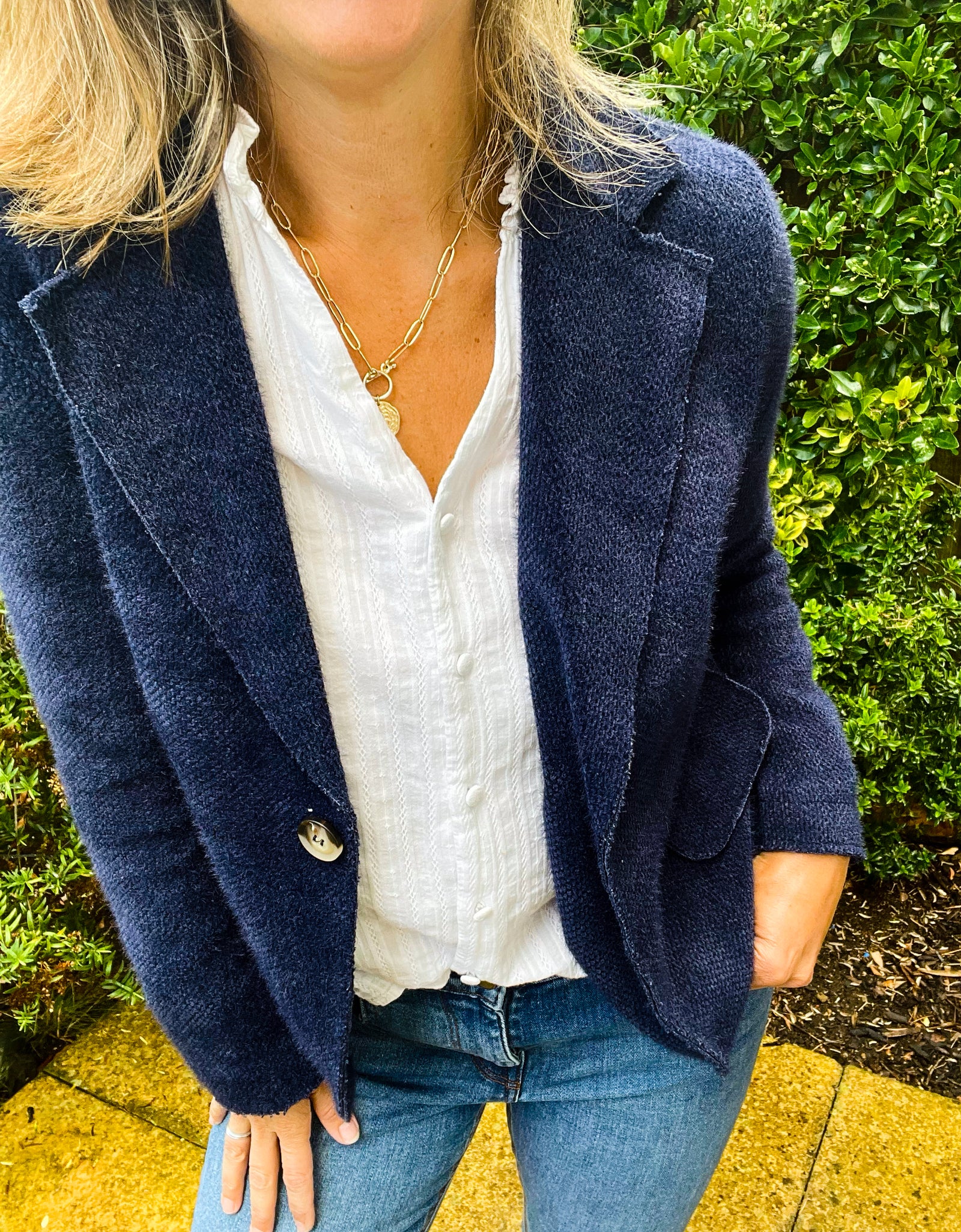 Navy Soft Blazer