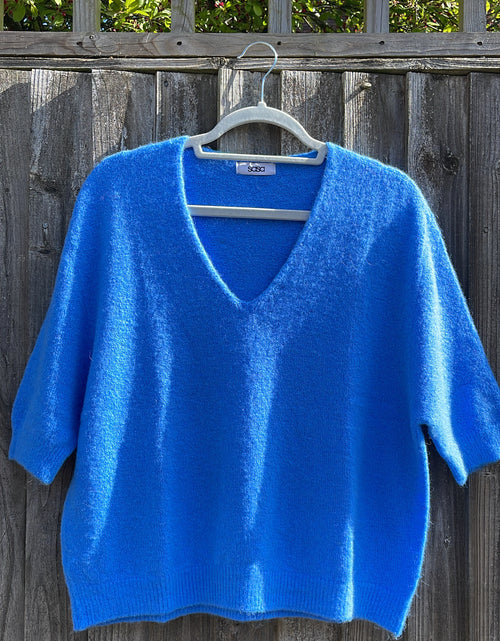 Load image into Gallery viewer, Sassy Knit - cornflower blue
