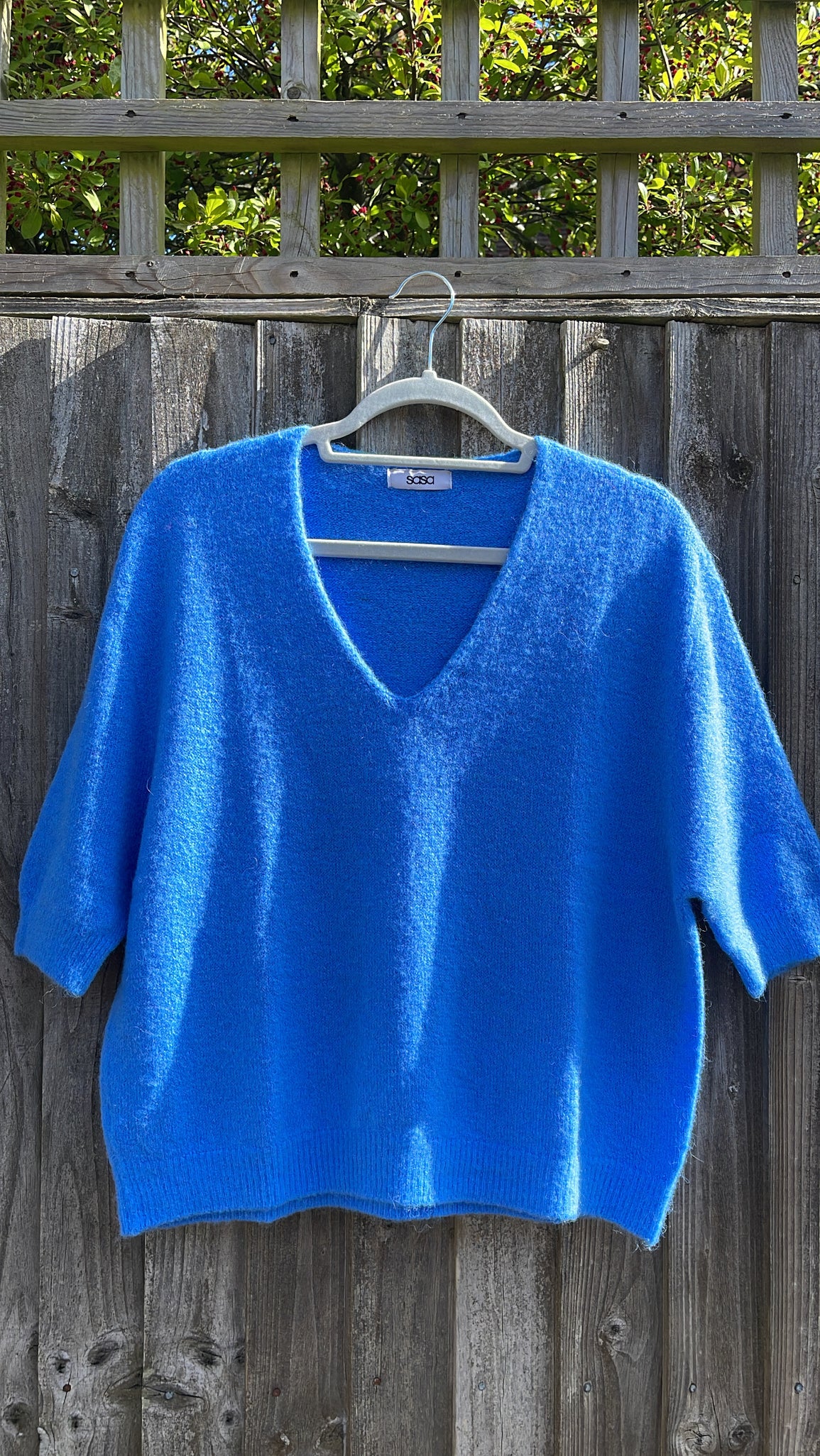Sassy Knit - cornflower blue