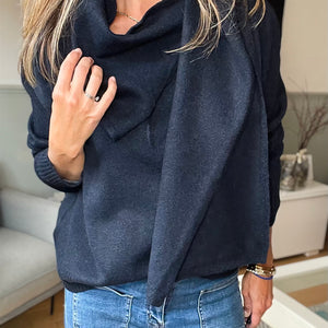 The wrap Jumper - navy