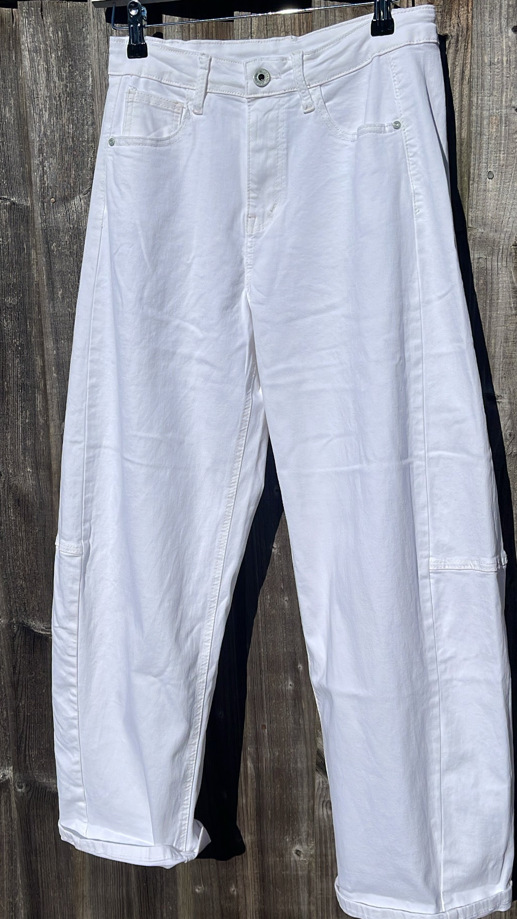 White Barrel Jeans