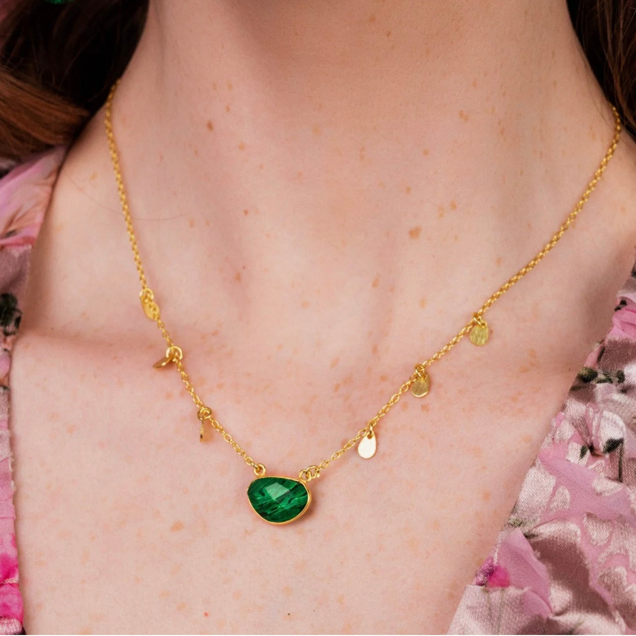 Summer Malachite Necklace