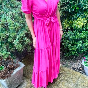 Nancy Dress - fuchsia