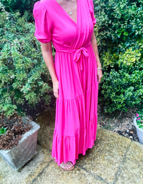 Load image into Gallery viewer, Nancy Dress - fuchsia
