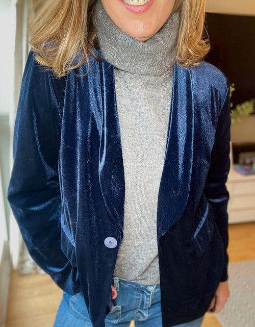 Load image into Gallery viewer, Connie Blazer - Navy
