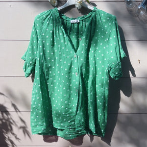 MINI - Luna Blouse - green