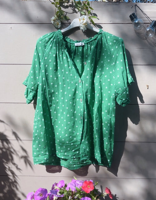 Load image into Gallery viewer, MINI - Luna Blouse - green
