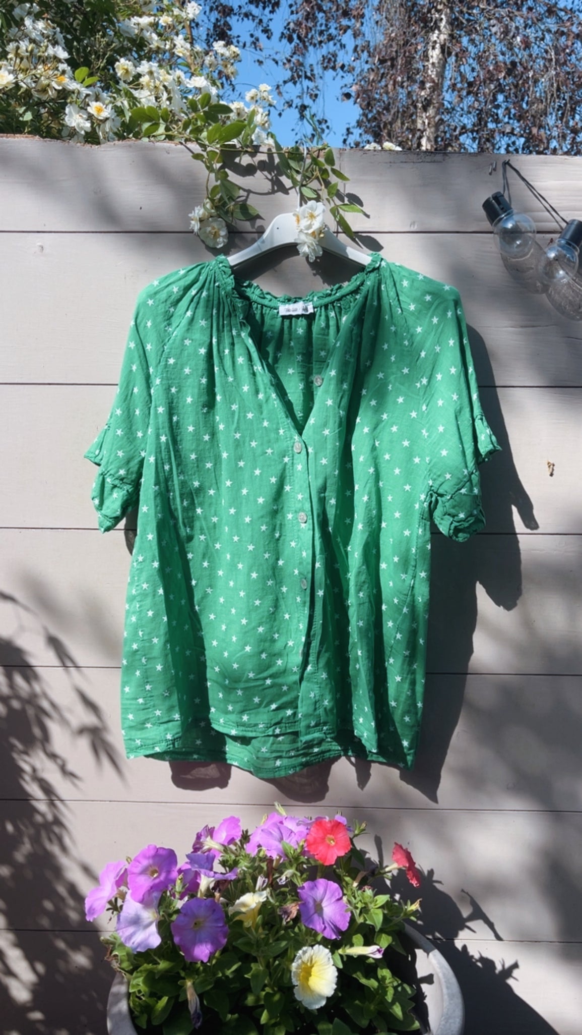MINI - Luna Blouse - green