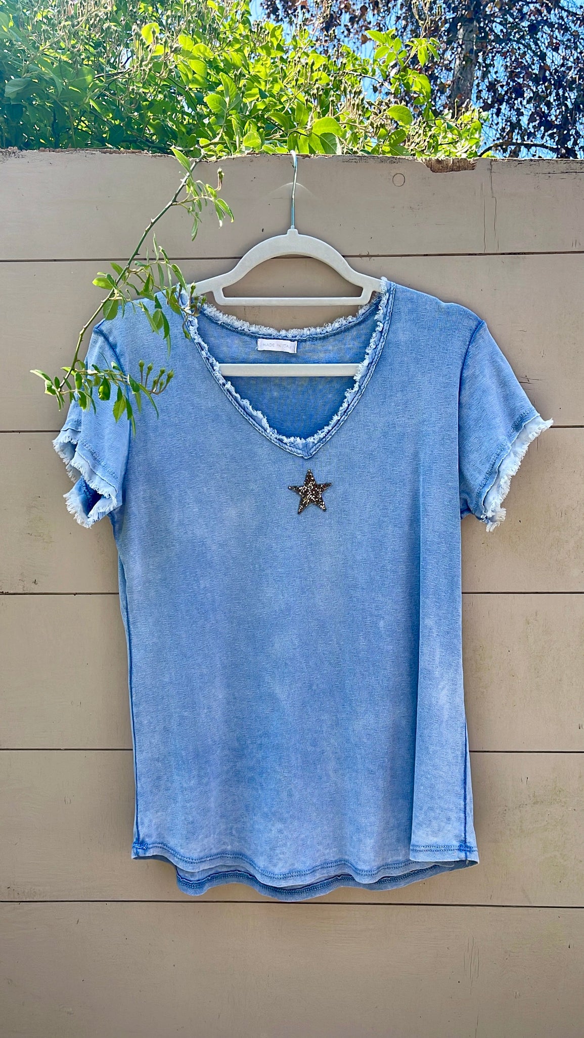 Blue star t-shirt