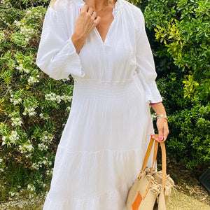 Abigail Dress - white