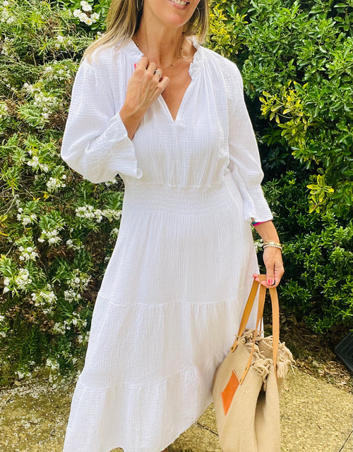 Load image into Gallery viewer, Abigail Dress - white
