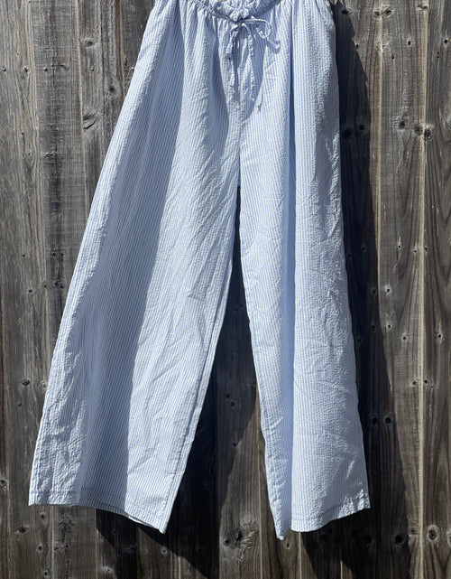 Load image into Gallery viewer, Blue stripe pants
