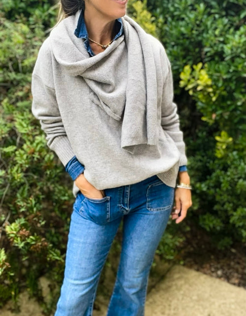 Load image into Gallery viewer, The Wrap Jumper - taupe
