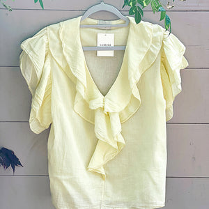 Lemon Frill Blouse