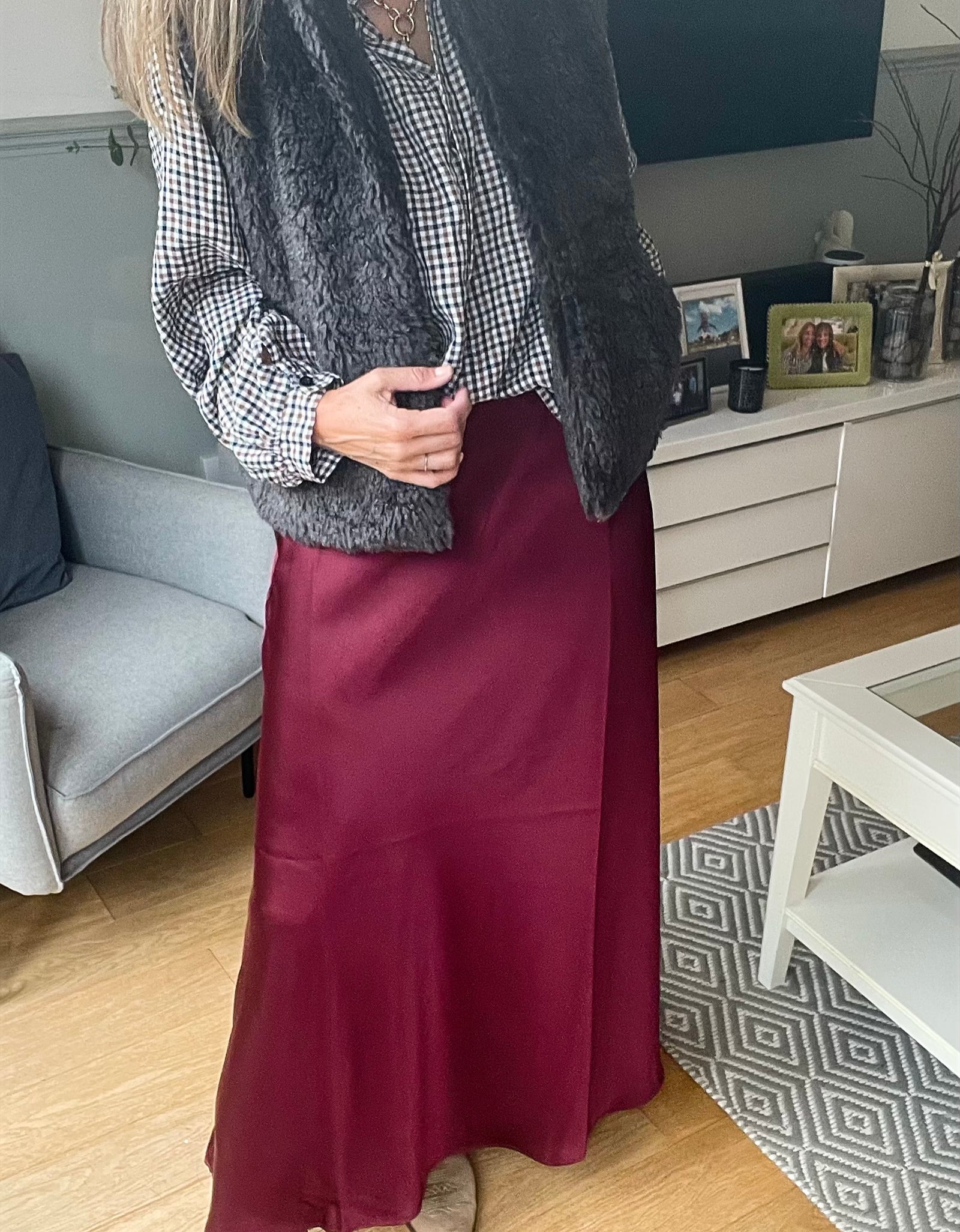 Margaux Skirt - bordeaux