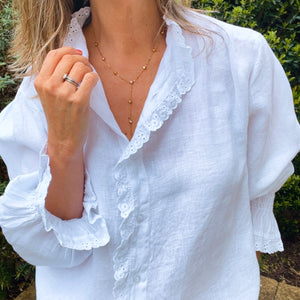 White Linen Shirt