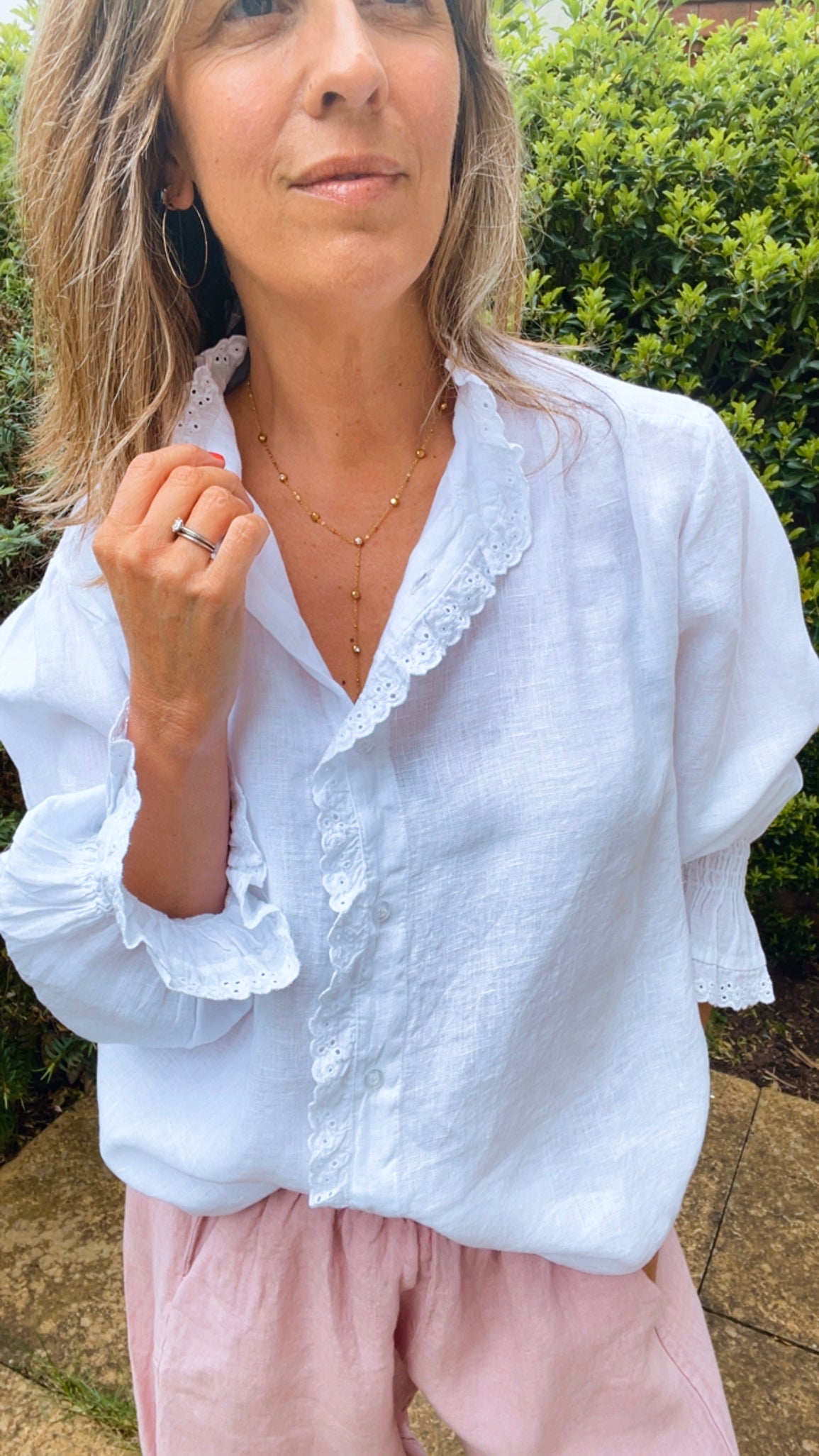 White Linen Shirt
