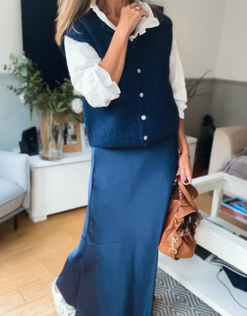 Load image into Gallery viewer, Margaux Skirt - navy
