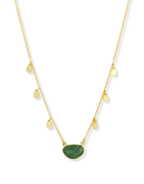 Load image into Gallery viewer, Summer Malachite Necklace
