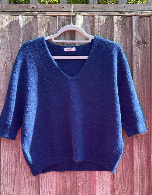 Load image into Gallery viewer, Sassy Knit - navy
