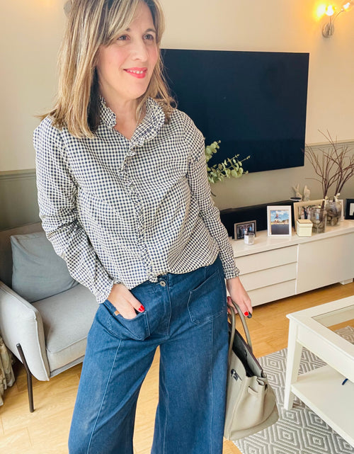 Load image into Gallery viewer, Pippa Shirt - Navy
