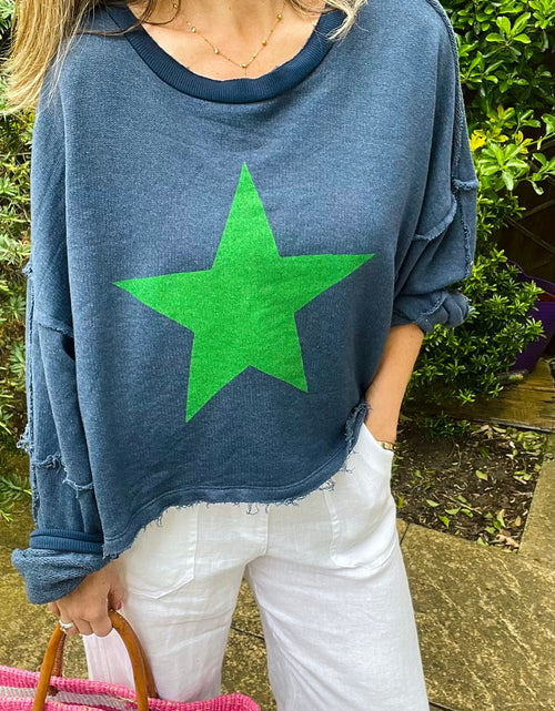 Load image into Gallery viewer, Betty Sweatshirt - Navy
