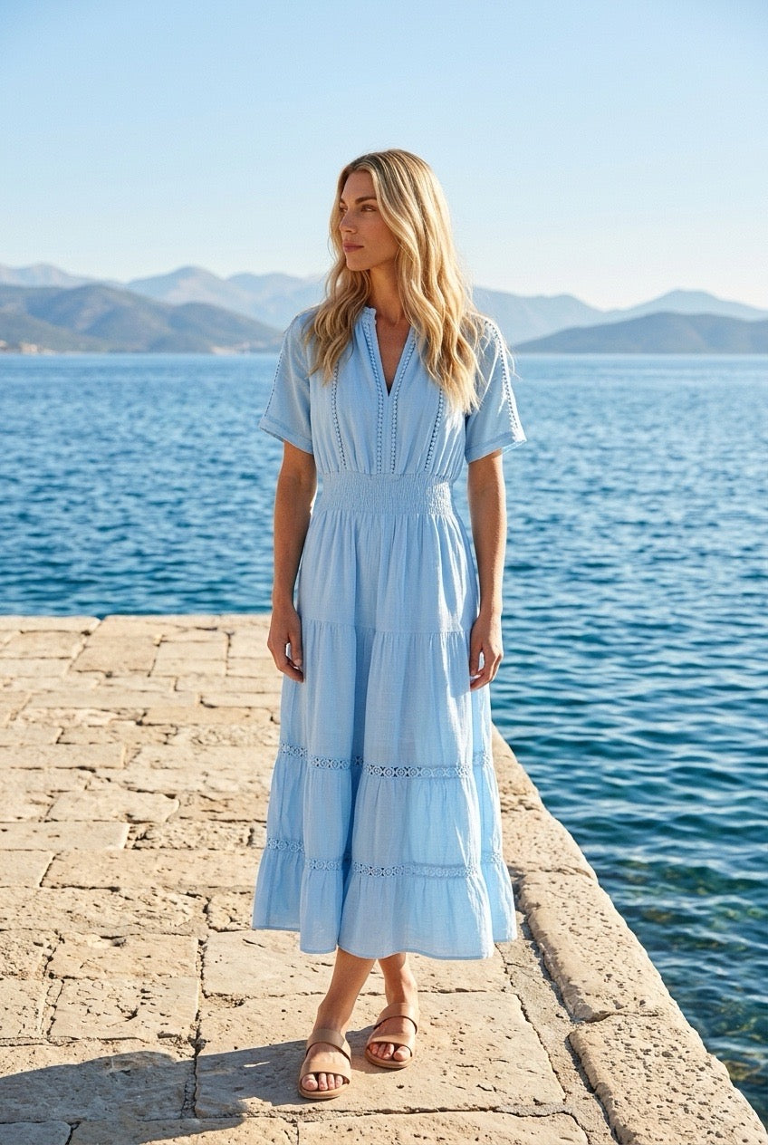 Vivienne Dress - blue