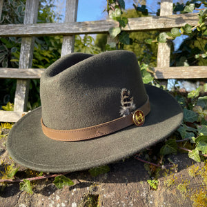 ANNABELLE (dark green) fedora