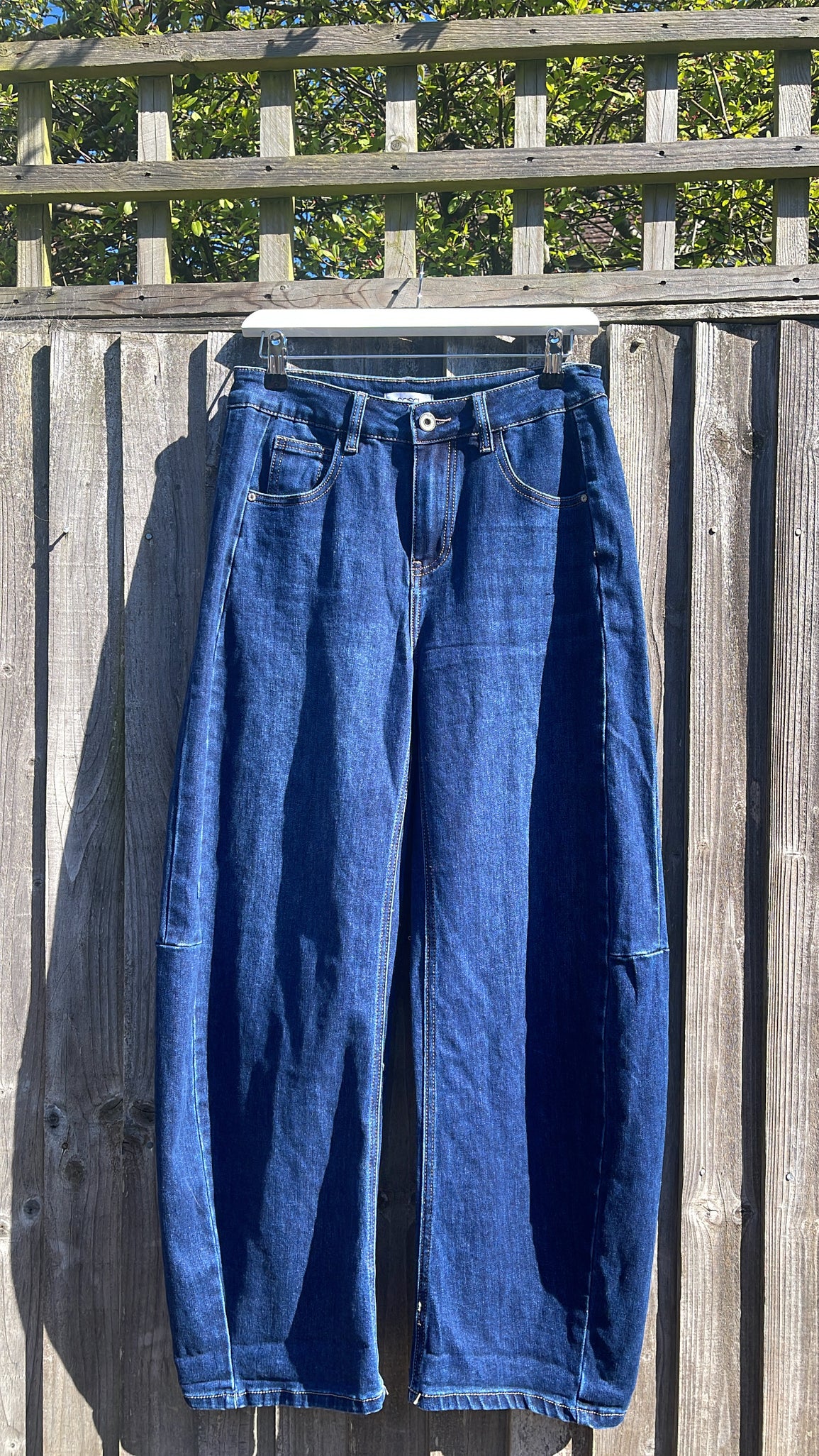 Denim Barrel Jeans