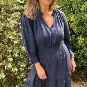 Abigail Dress - navy