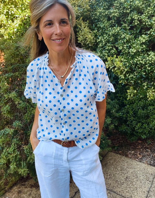 Load image into Gallery viewer, Ziggy Blouse - blue
