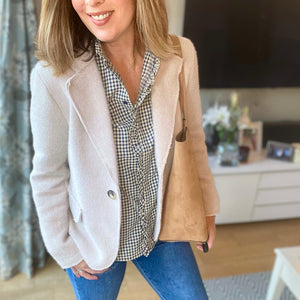 Oatmeal Soft Blazer