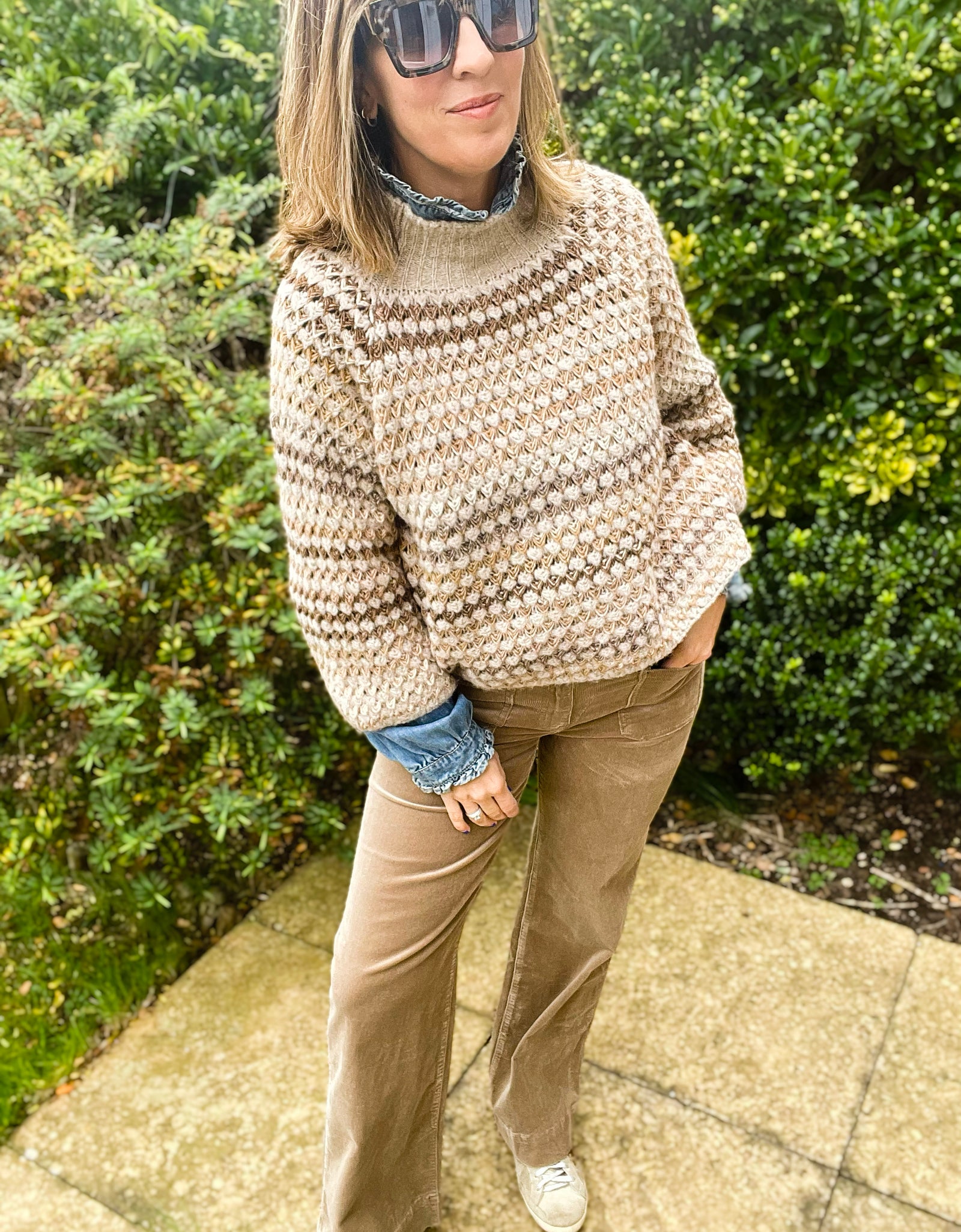 Camel front pocket cords