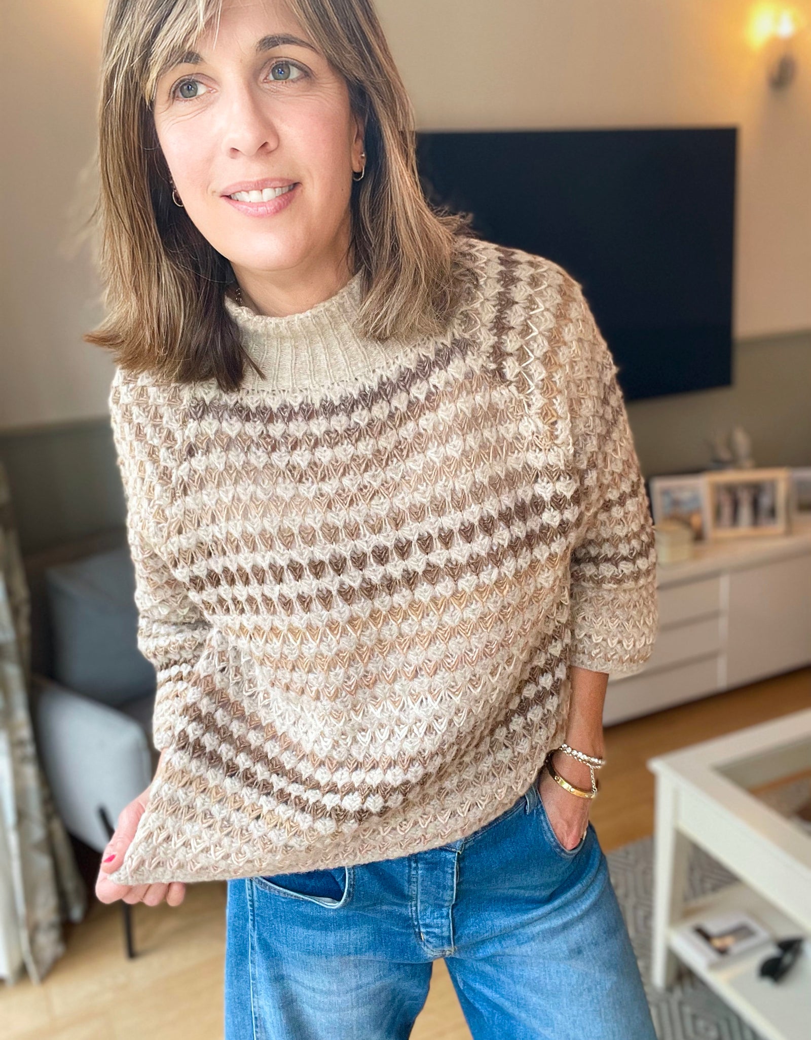 Bella Jumper - oatmeal