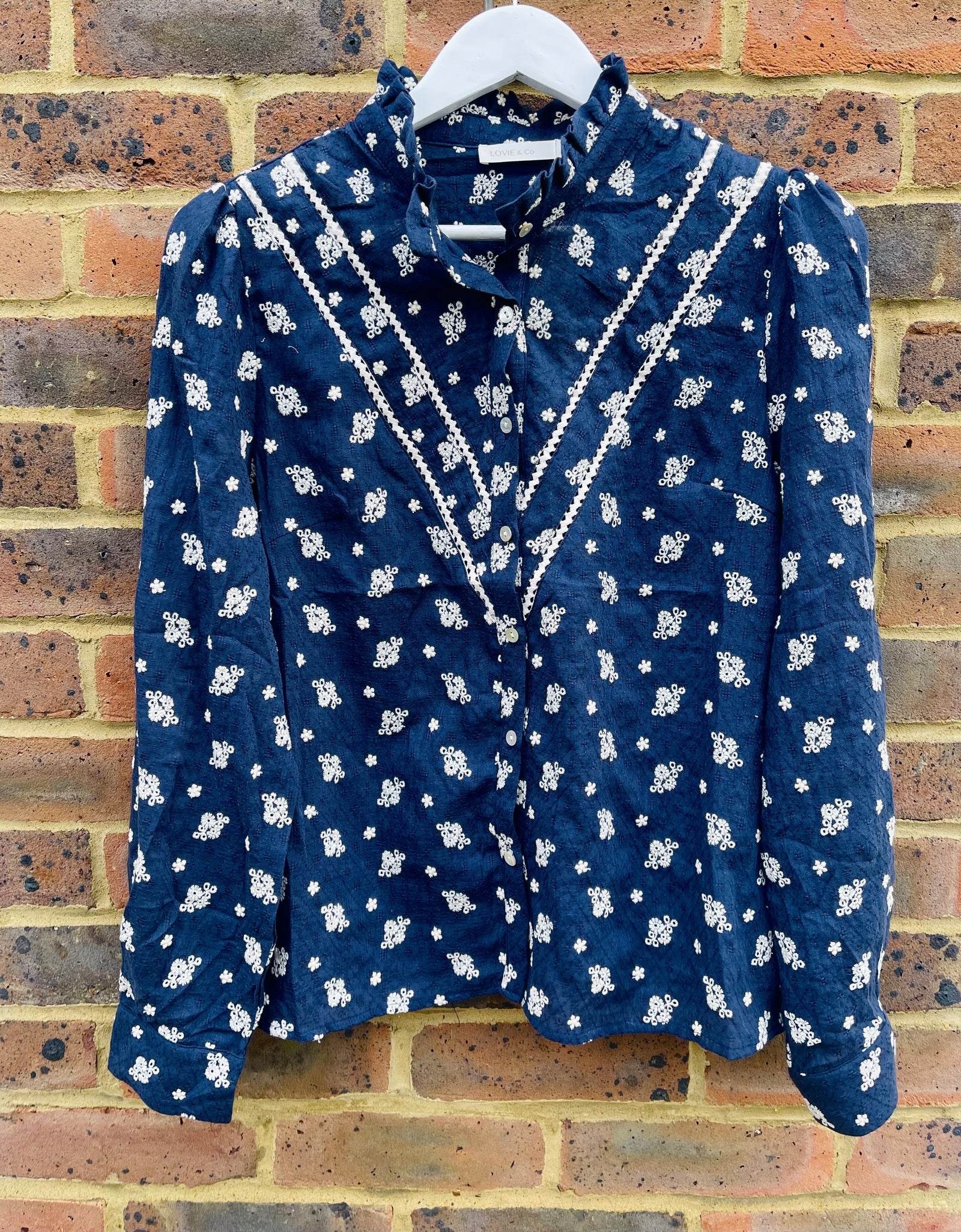 Navy Juliet Shirt