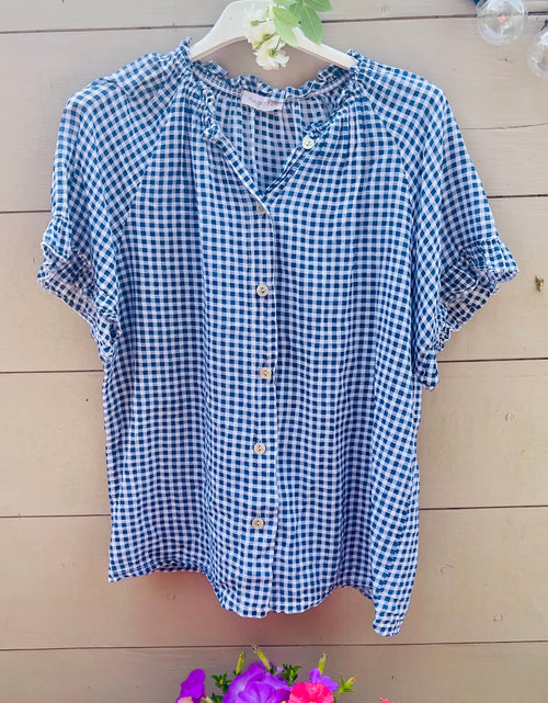 Load image into Gallery viewer, MINI - Polly Blouse - navy

