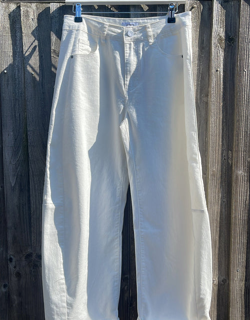 Load image into Gallery viewer, Off White Barrel Jean
