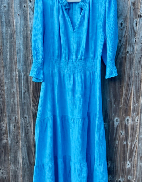 Load image into Gallery viewer, Abigail Dress - blue
