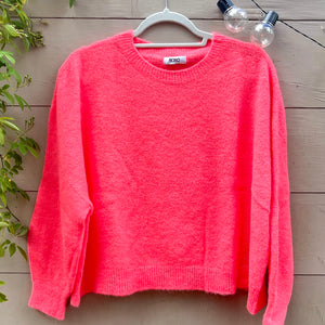 Poppy Jumper - neon coral