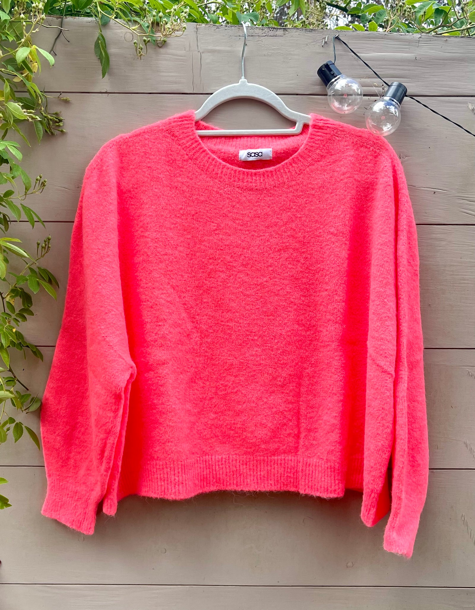 Poppy Jumper - neon coral