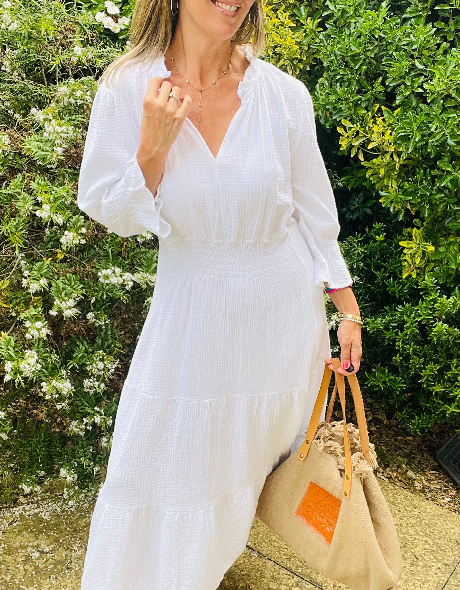 Abigail Dress - white