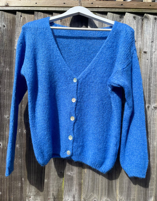 Load image into Gallery viewer, Cornflower Blue Cardi
