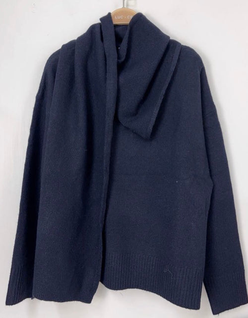 Load image into Gallery viewer, The wrap Jumper - navy

